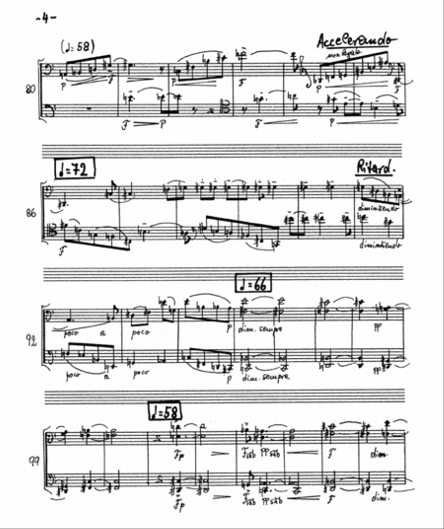 Chara for two Violoncellos op. 134 Cello scores gallery preview page 2