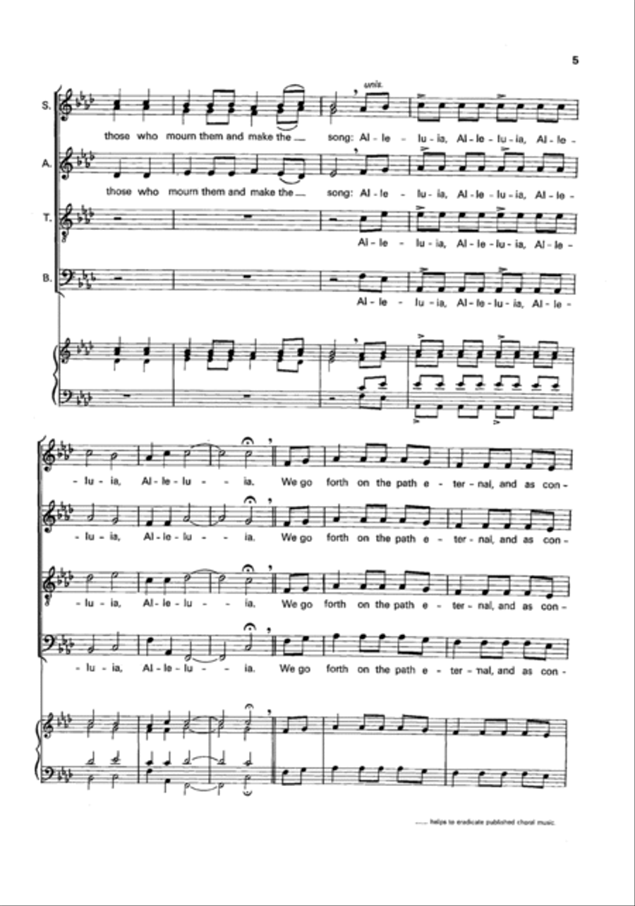 Funeral Ikos Choir scores gallery preview page 5