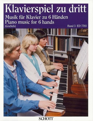 Book cover for Piano music for 6 hands