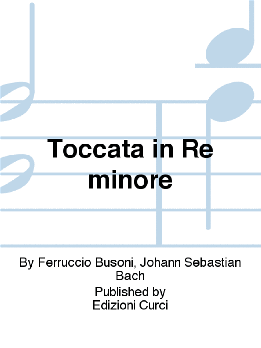 Toccata in Re minore Piano Solo scores gallery preview page 1