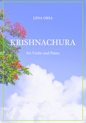Book cover for Krishnachura for Violin and Piano