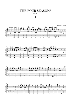 VIVALDI: The Four Seasons - Spring - 1st mov. - Advanced Intermediate Piano