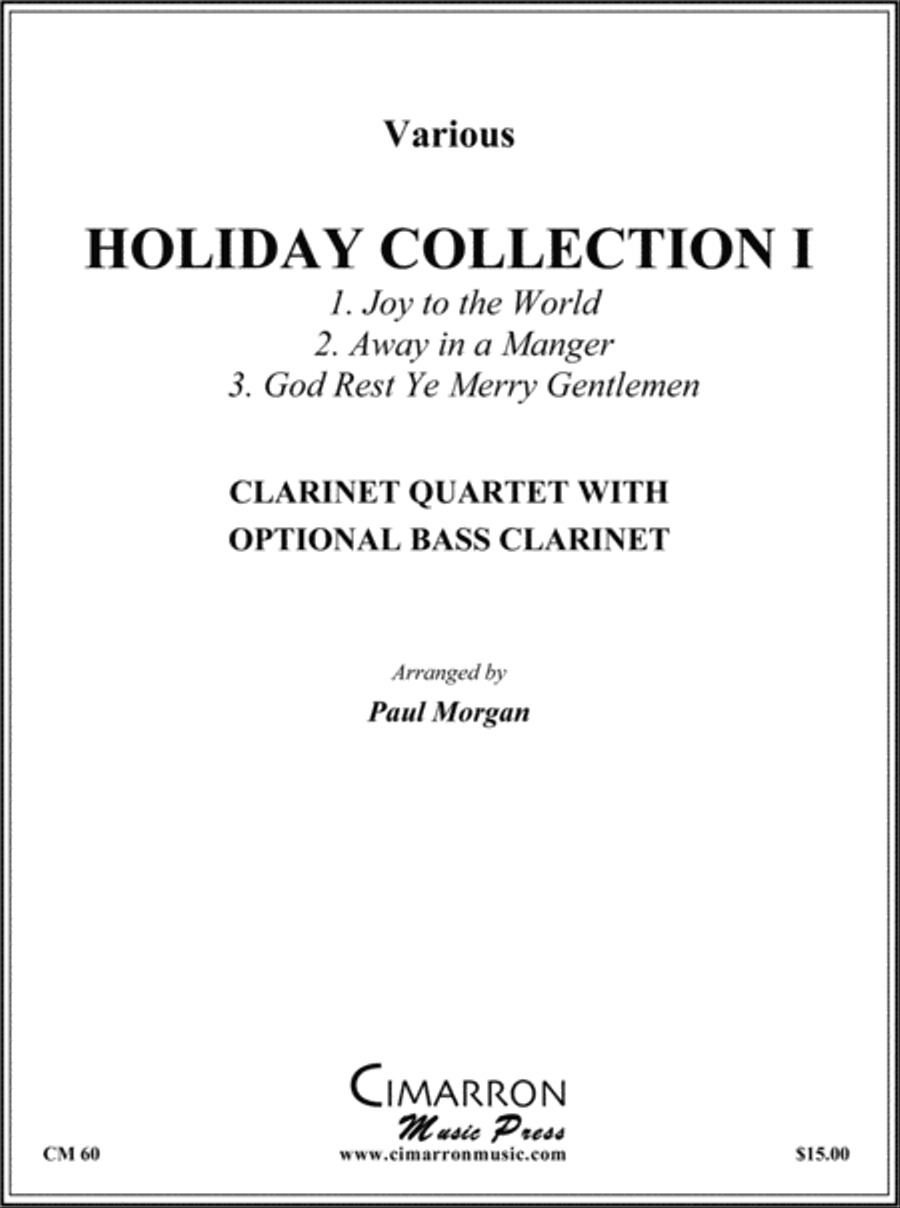 Holiday Collection I Holiday Collection I Clarinet Quartet scores gallery preview page 1