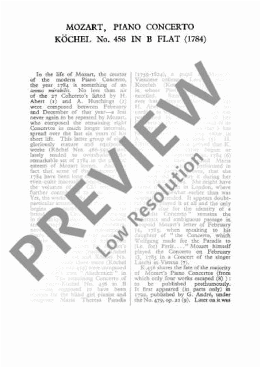 Concerto No. 18 Bb major Orchestra scores gallery preview page 4
