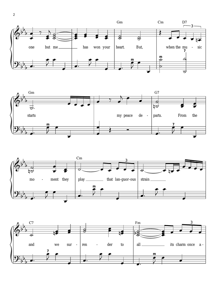 Jalousie (Jealousy) (arr. Gary Meisner) Accordion scores gallery preview page 2