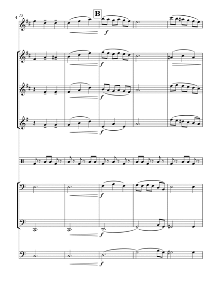 Another Day Of Sun Brass Ensemble scores gallery preview page 4