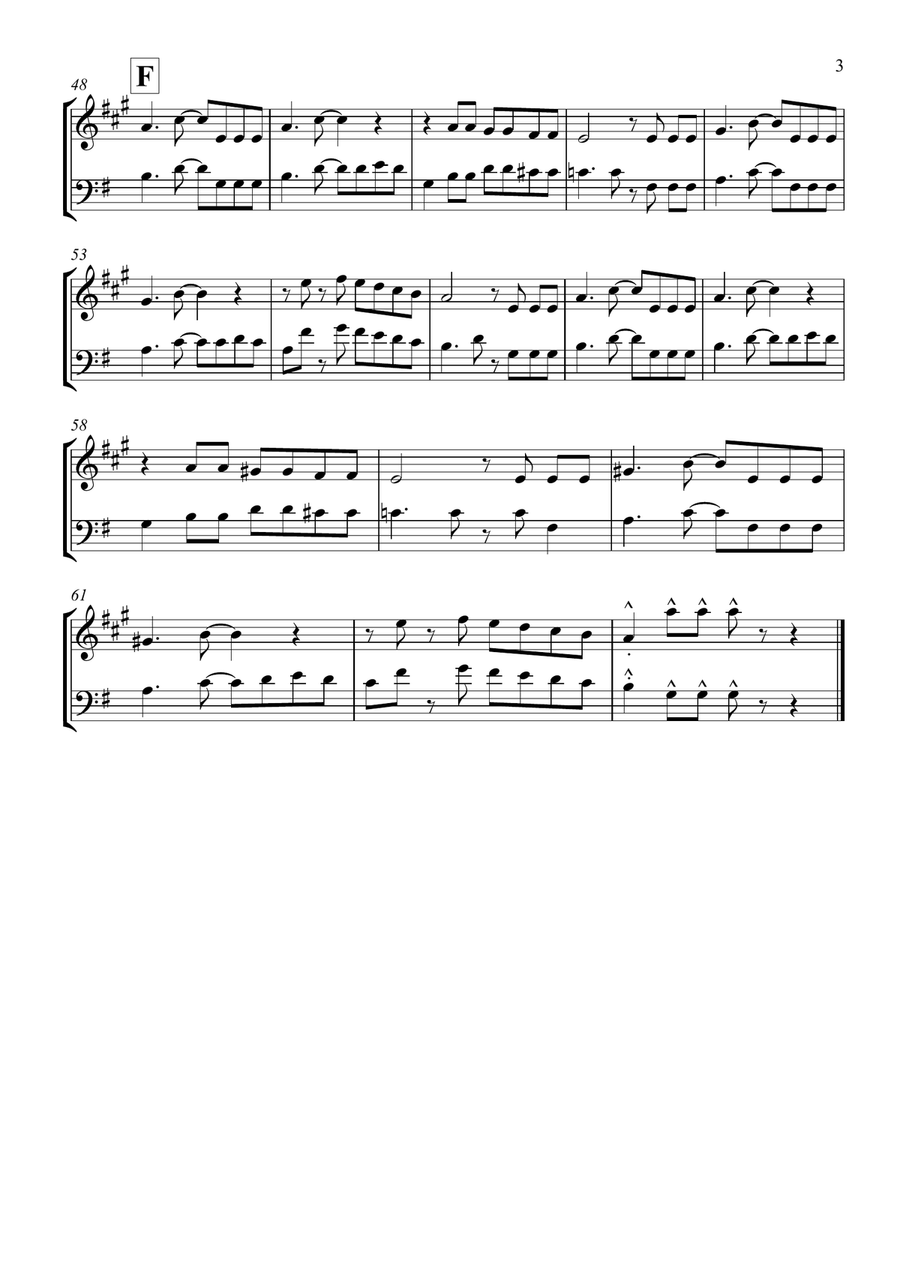 La Cucuracha: Trumpet and Trombone Duet Brass Duet scores gallery preview page 3