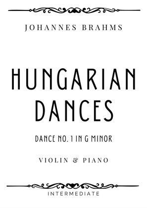 Book cover for J. Brahms - Hungarian Dance No.1 in G Minor - Intermediate