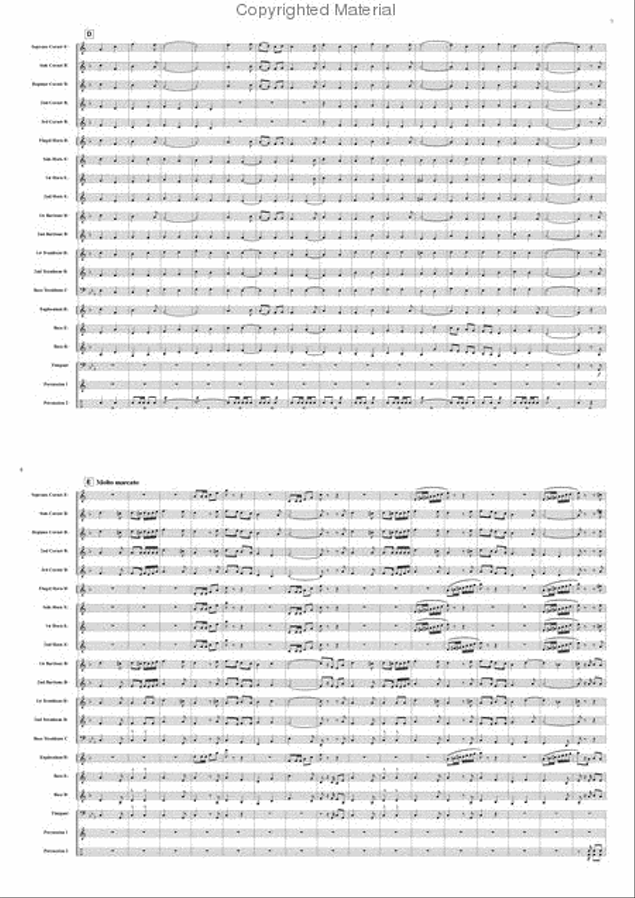 On Wings of Liberty Brass Band scores gallery preview page 4