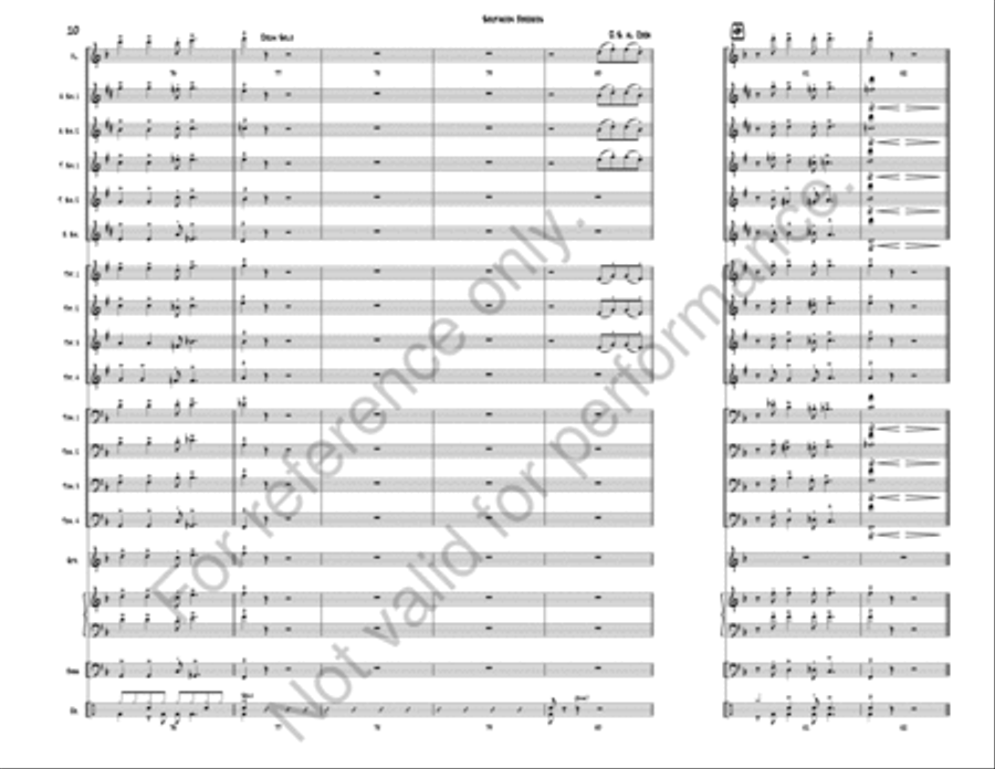 Southern Borders Jazz Ensemble scores gallery preview page 12