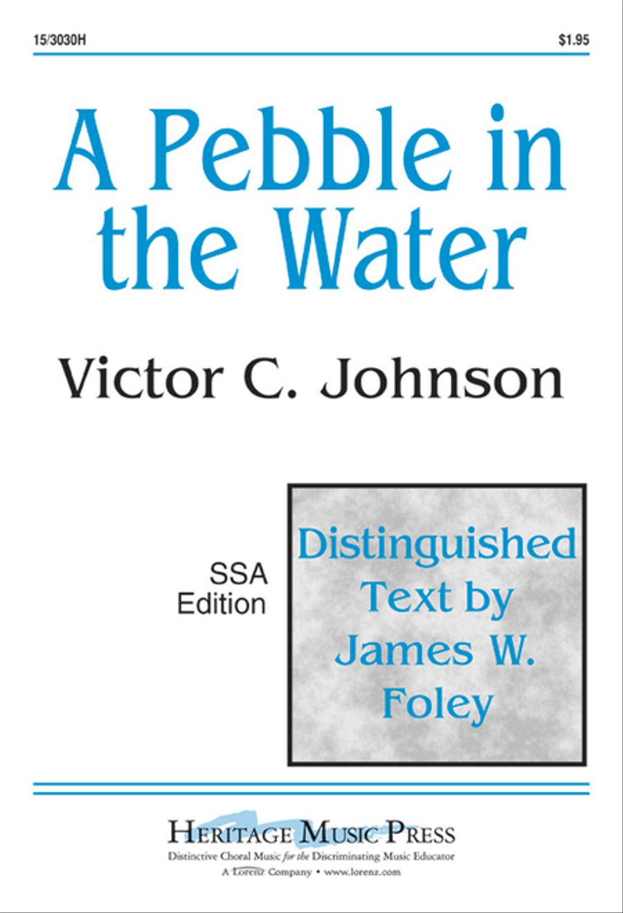 A Pebble in the Water SSA scores gallery preview page 1