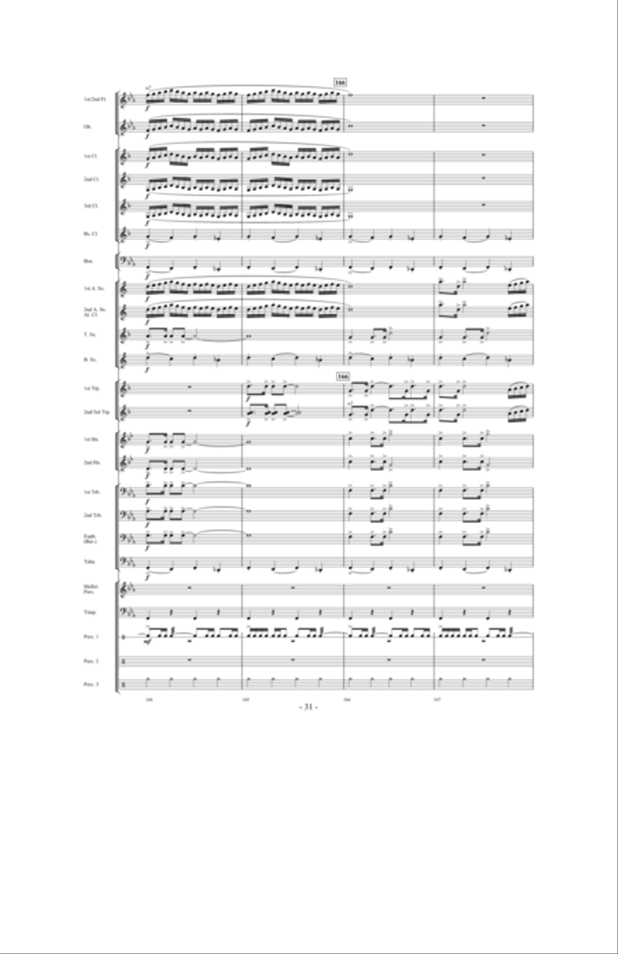Valley of the Kings Concert Band scores gallery preview page 30
