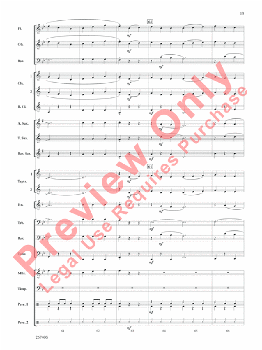 It's the Most Wonderful Time of the Year Concert Band scores gallery preview page 14