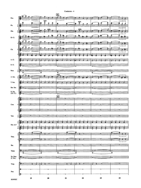 Symphony No. 3 for Band: Score