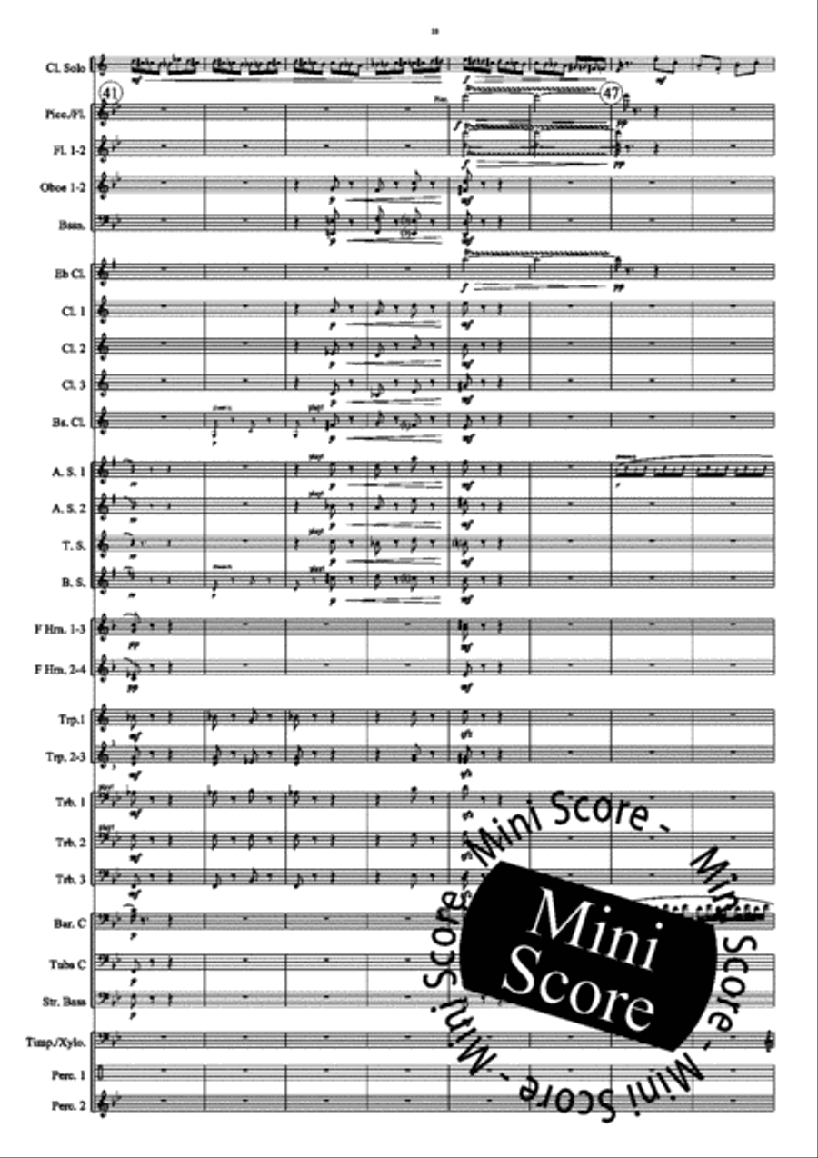 The Flight of the Bumble Bee Concert Band scores gallery preview page 10