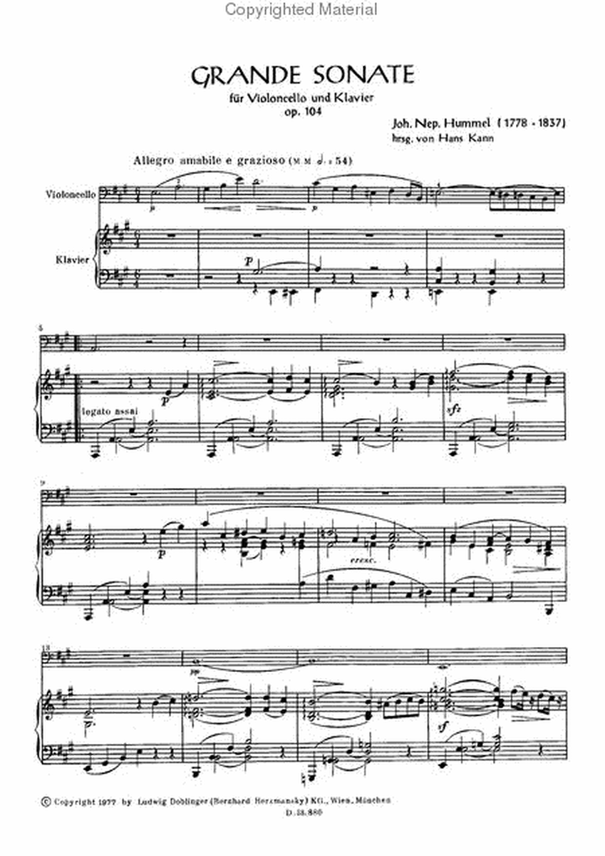Grande Sonate A-Dur op. 104