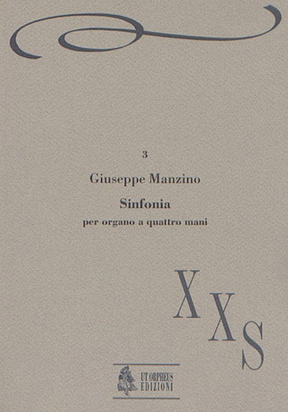 Sinfonia for Organ 4 Hands (1989) by Giuseppe Manzino Organ - Sheet Music