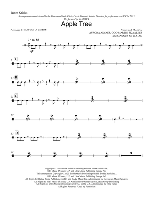 Book cover for Apple Tree (arr. Katerina Gimon) - Pulli Sticks