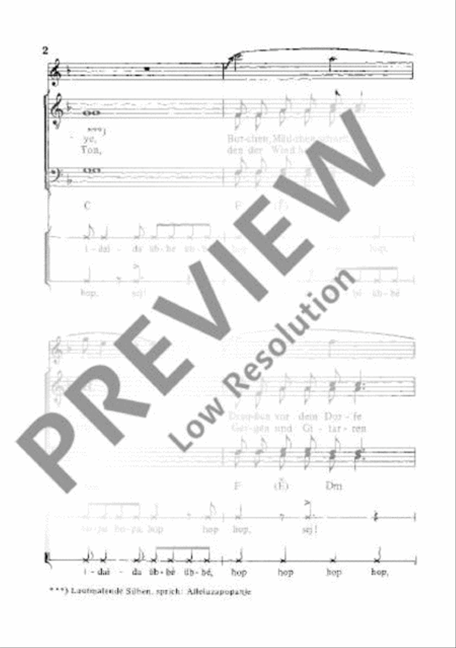 Zigeunertanz TTBB scores gallery preview page 3