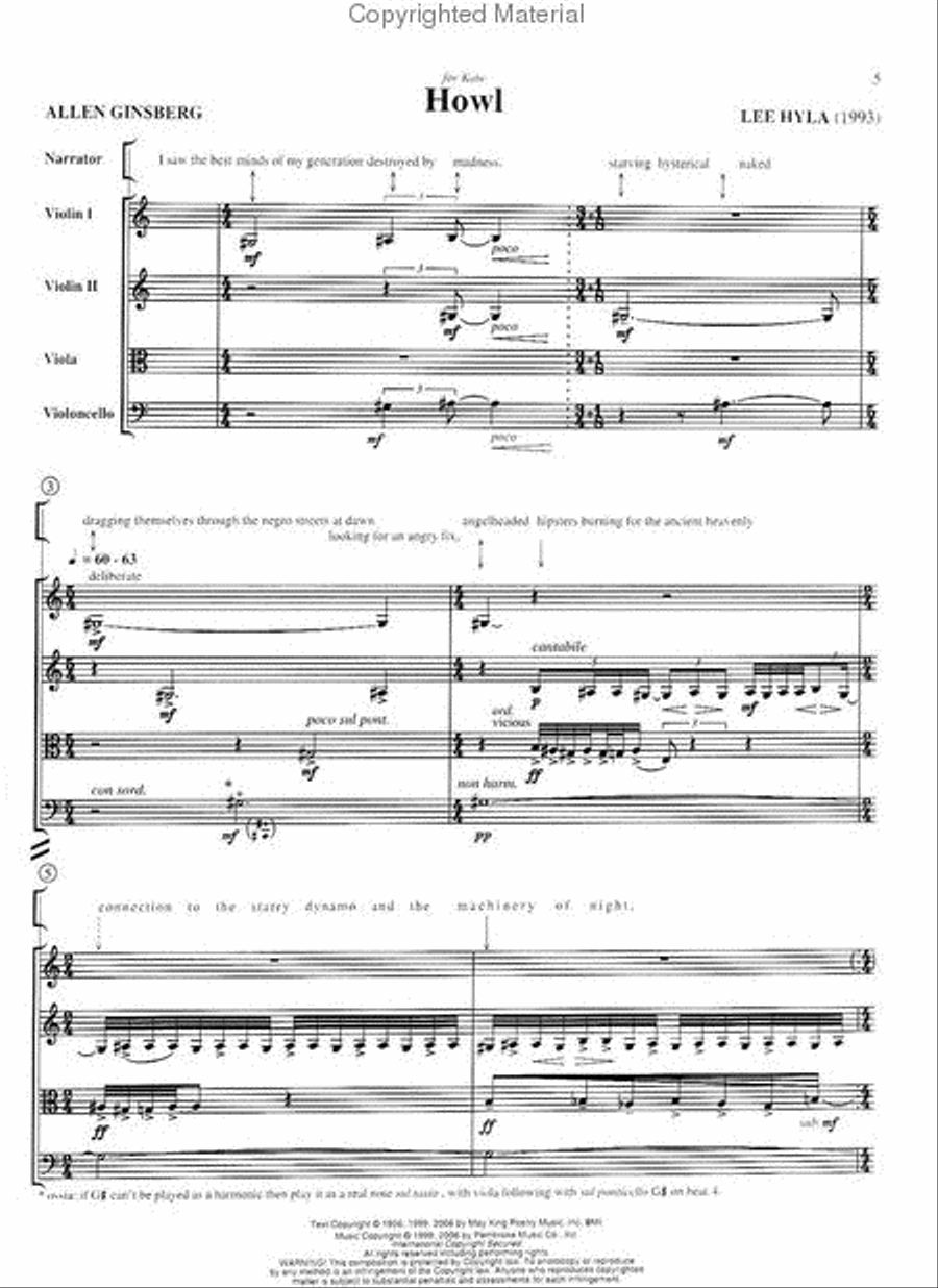 Howl Cello scores gallery preview page 2