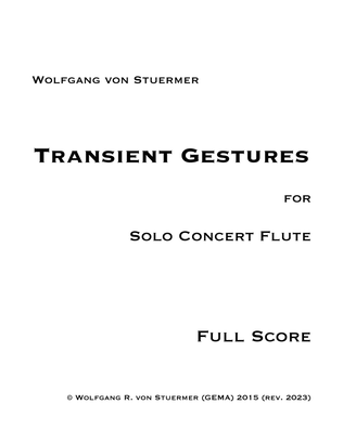 Transient Gestures (for solo flute)