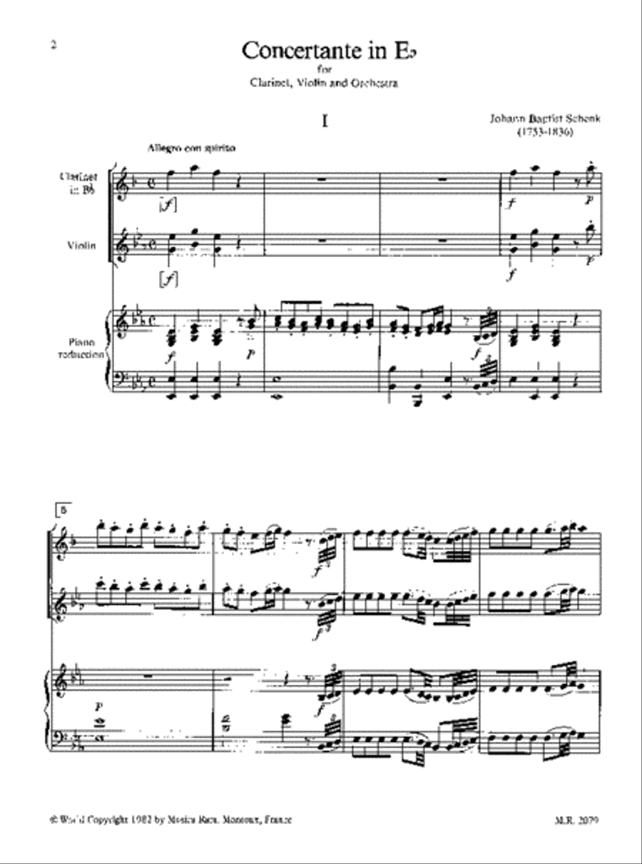 Concertante in Eb Concertante in Eb Piano scores gallery preview page 2