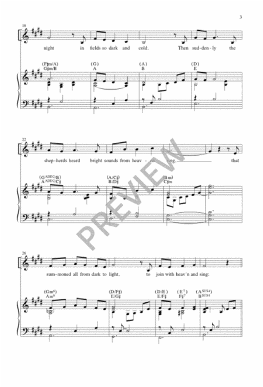 That Holy Night That Holy Night 4-Part scores gallery preview page 3