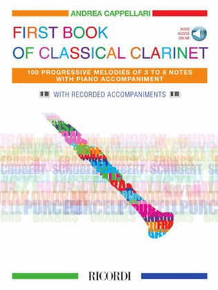 Book cover for First Book of Classical Clarinet