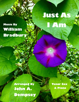 Book cover for Just As I Am (Tenor Sax and Piano)