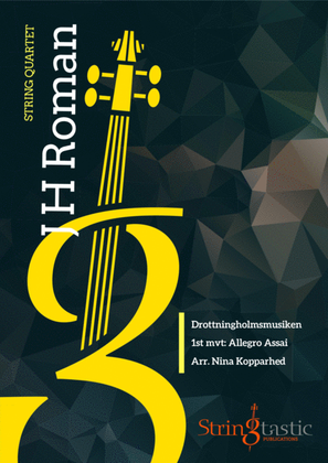 Book cover for Roman: Drottningholmsmusiken for String Quartet