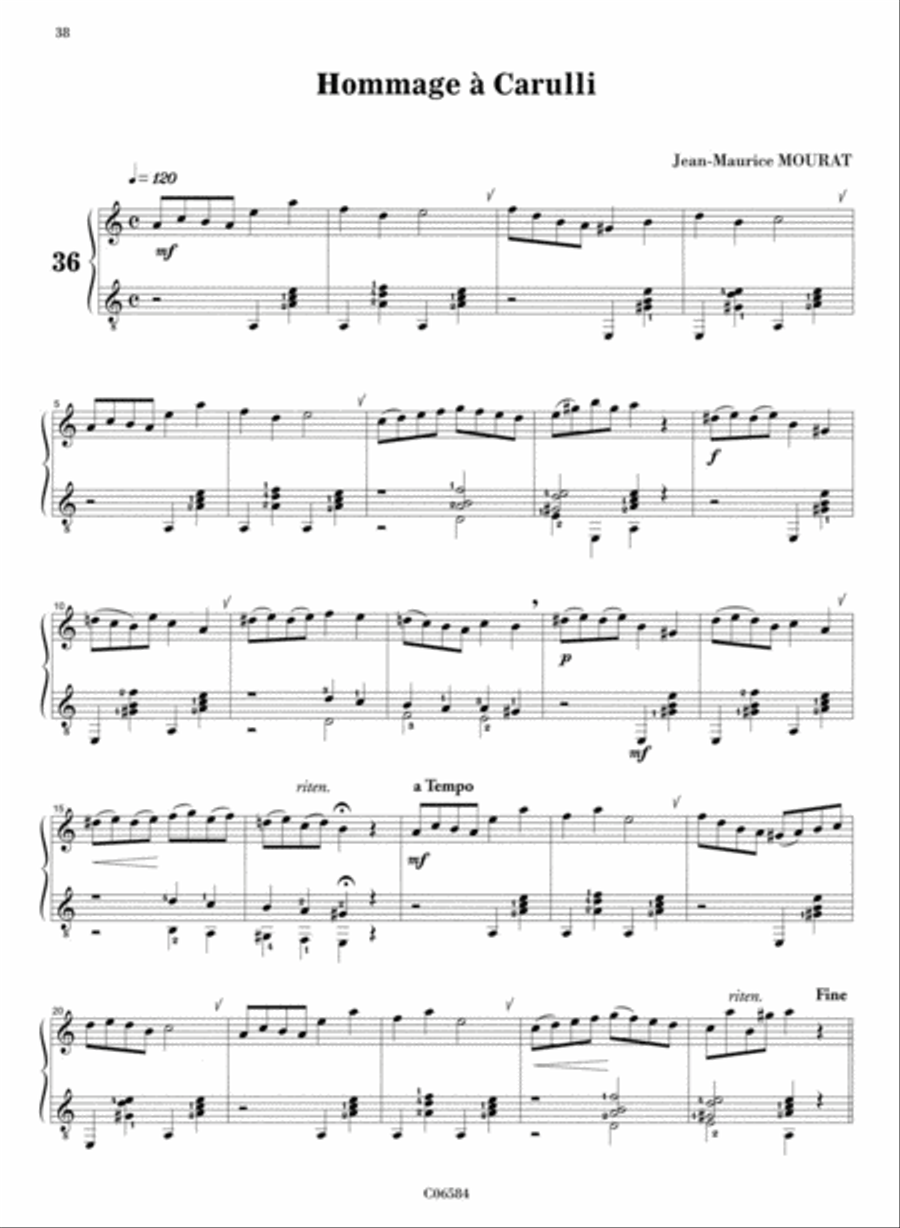 Les Classiques pour flute et guitare - Volume A Flute scores gallery preview page 2