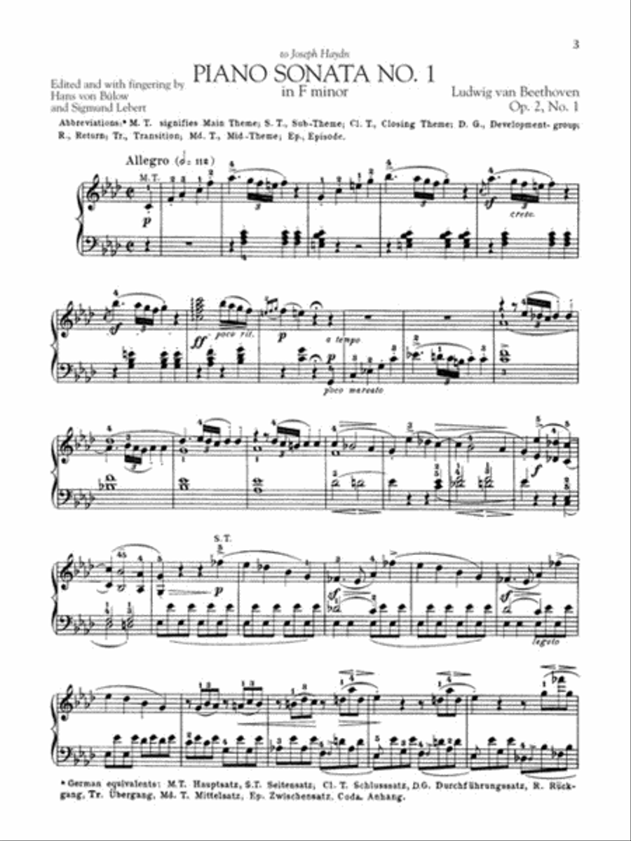 10 Essential Piano Sonatas – Beethoven, Haydn, Mozart, Schubert Piano Solo scores gallery preview page 4