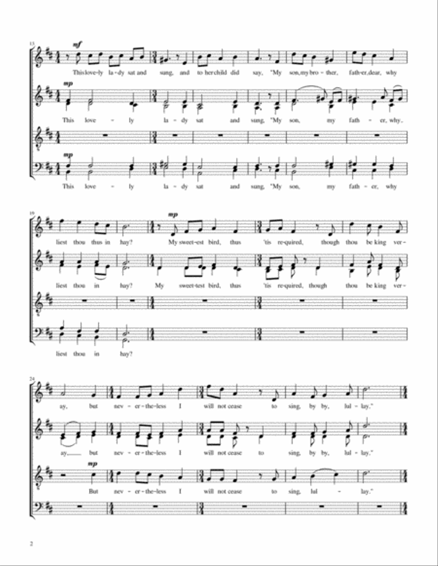 This Endris Night 4-Part scores gallery preview page 2