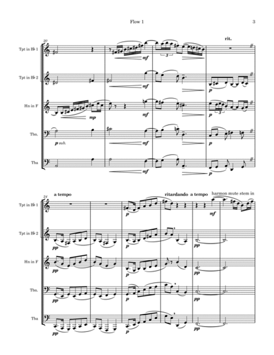 Three Debussy Preludes (brass quintet)