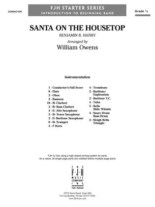 Santa on the Housetop: Score