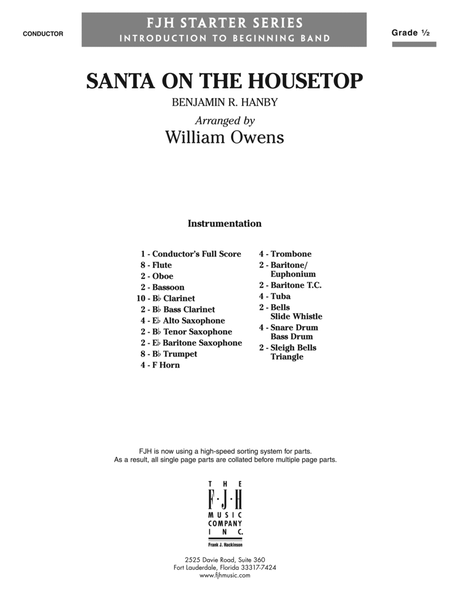 Santa on the Housetop: Score