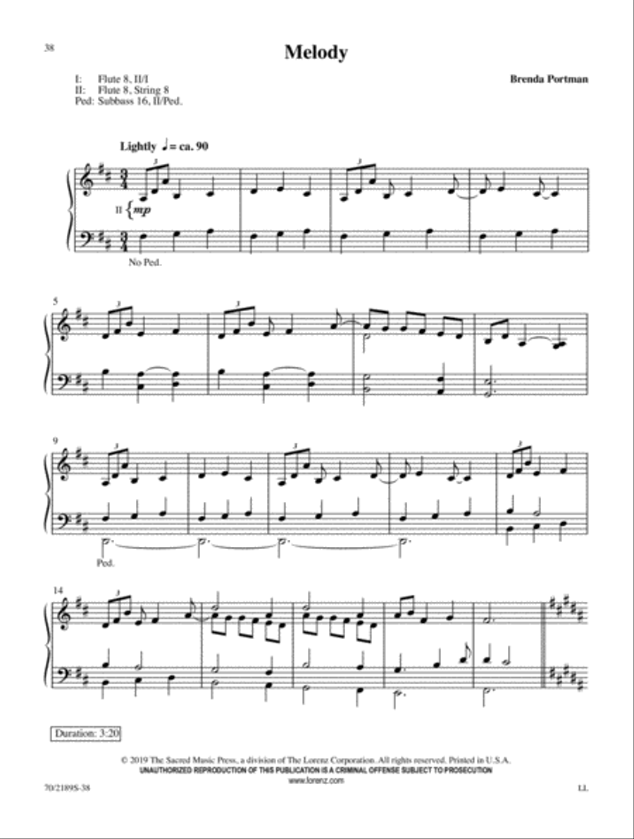 Peace Like a River Organ Solo scores gallery preview page 11