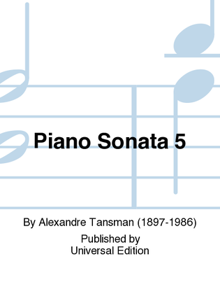Book cover for Piano Sonata 5