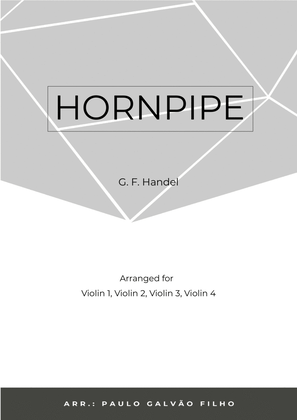Book cover for HORNPIPE - HANDEL -VIOLIN QUARTET