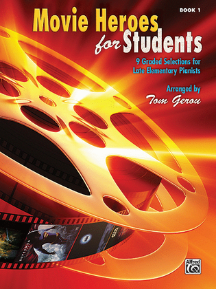Book cover for Movie Heroes for Students, Book 1