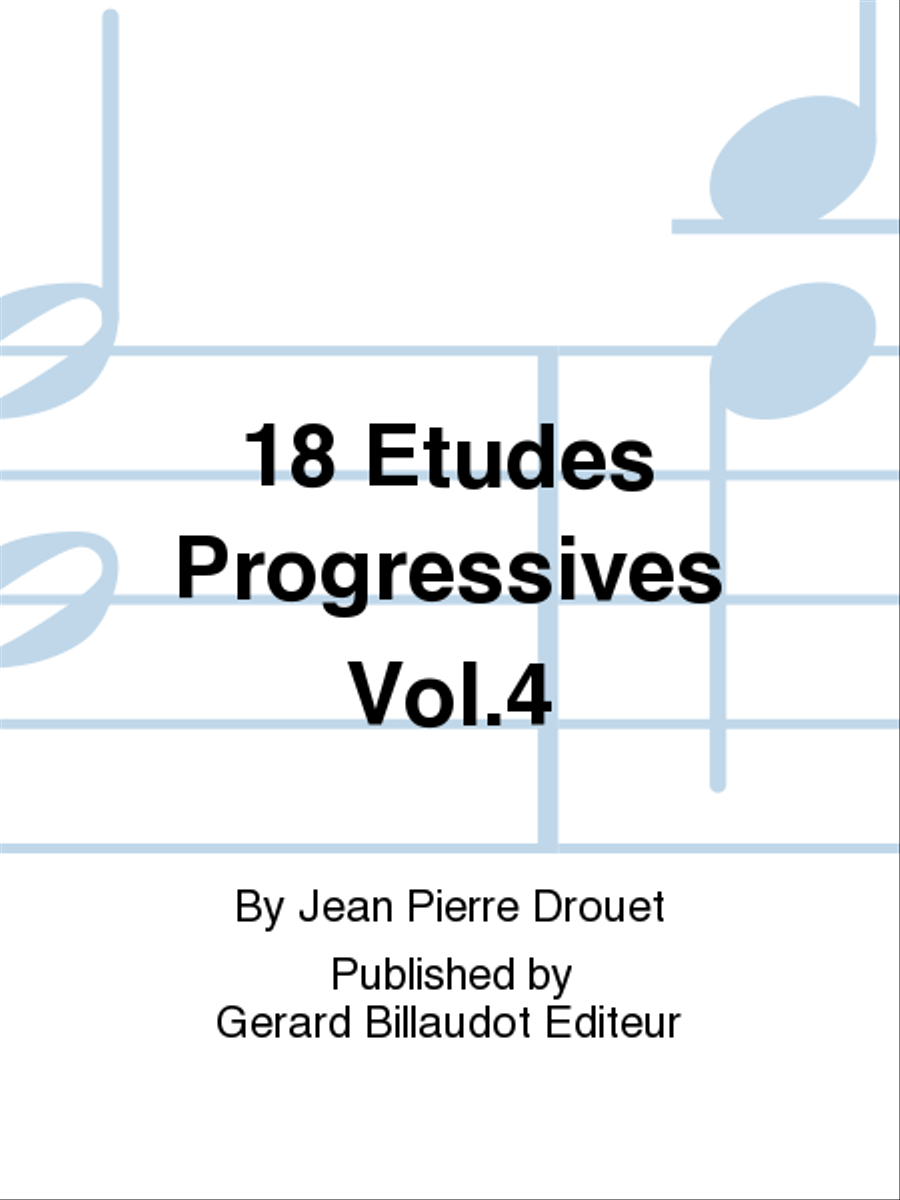 18 Etudes Progressives Vol. 4 Marimba scores gallery preview page 1