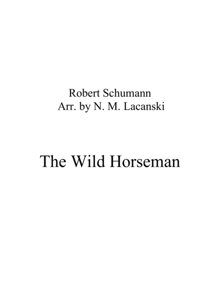 The Wild Horseman image number null