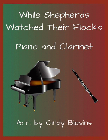 While Shepherds Watched Their Flocks, for Piano and Clarinet image number null