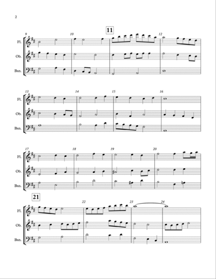 First Try Woodwind Trio scores gallery preview page 2