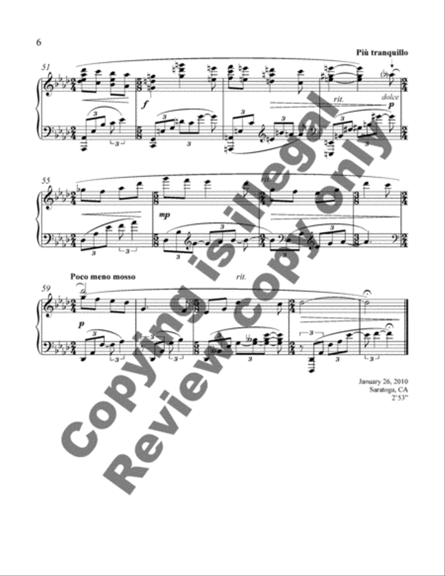 I Never Saw a Moor I Never Saw a Moor Piano Solo scores gallery preview page 4