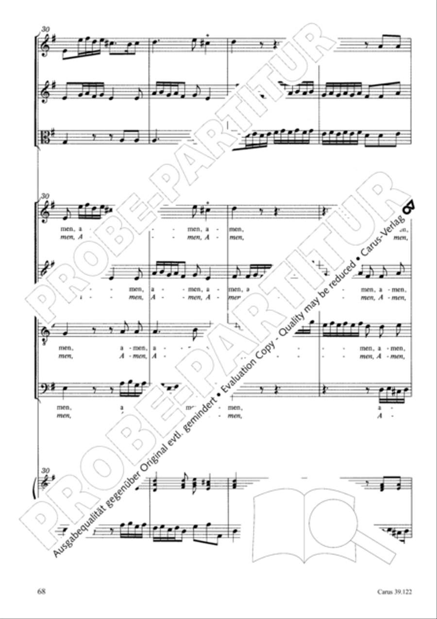 All my spirit exalts (With my spirit I praise the Lord) 4-Part scores gallery preview page 69