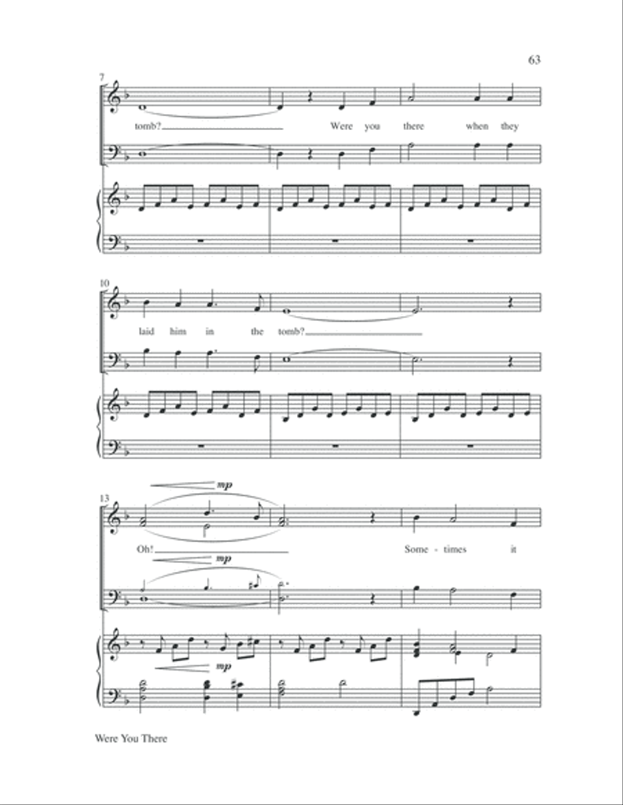 The Seven Last Days 4-Part scores gallery preview page 67