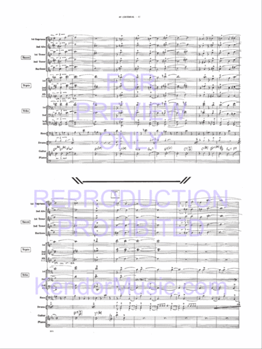 My Centennial My Centennial Jazz Ensemble scores gallery preview page 18