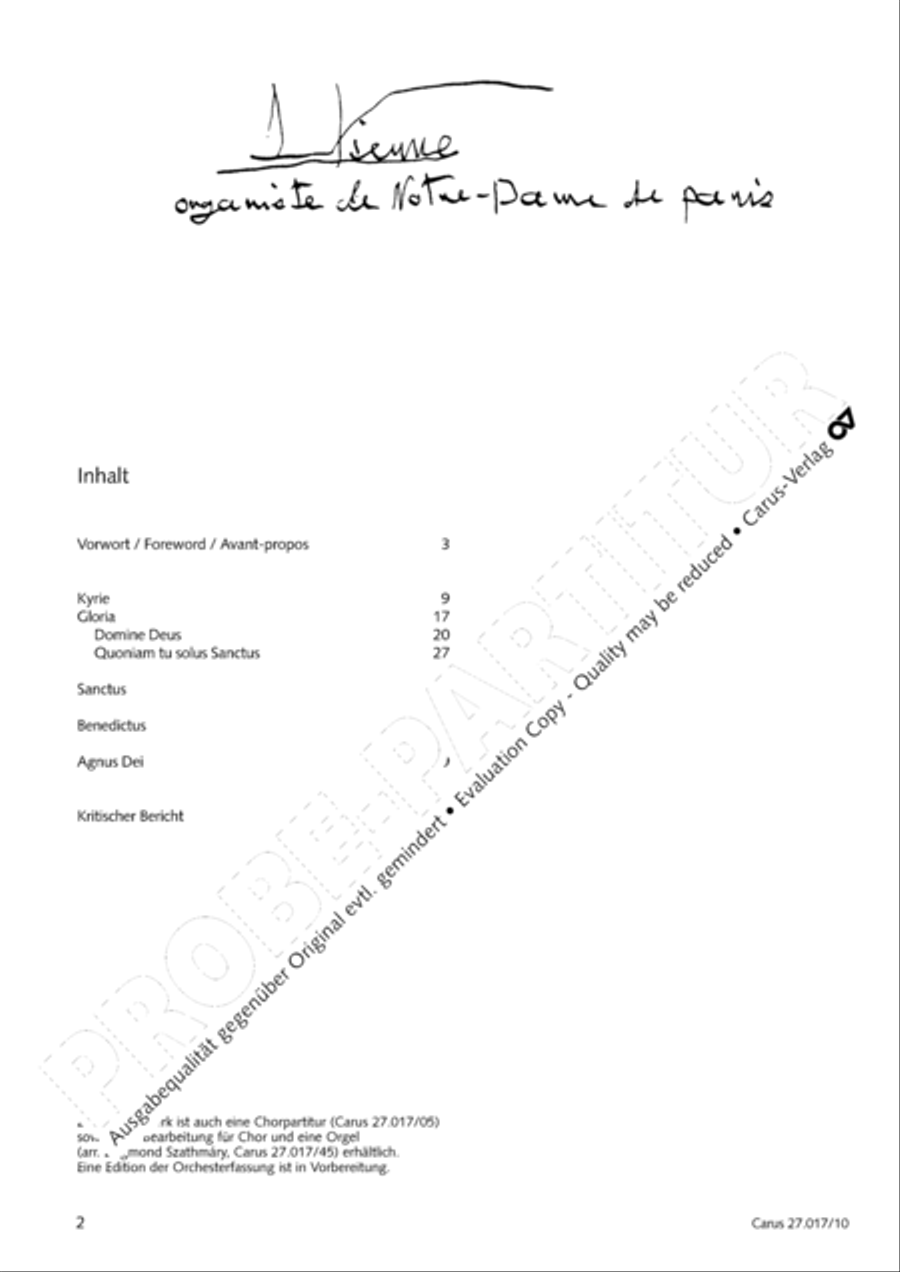 Messe solennelle en ut diese mineur 4-Part scores gallery preview page 3