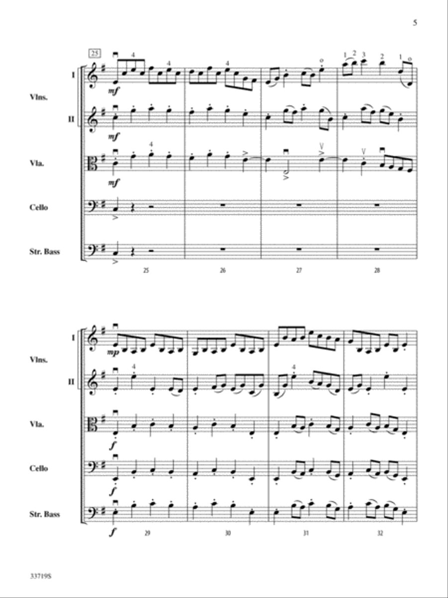 Winter Solstice: Score String Orchestra scores gallery preview page 5